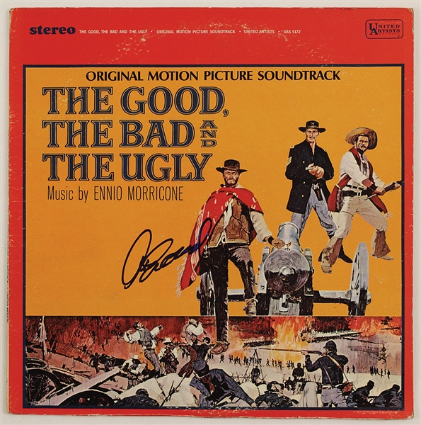 Lot Detail - Clint Eastwood Signed "The Good, The Bad and The Ugly" Album Soundtrack