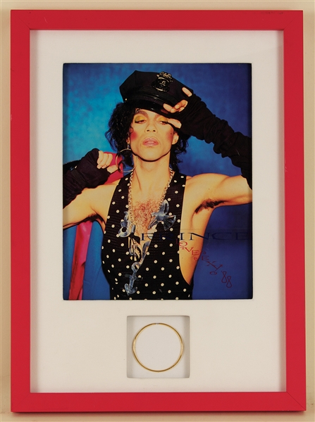 Prince "Lovesexy" Tour Program Cover Worn Earring Display