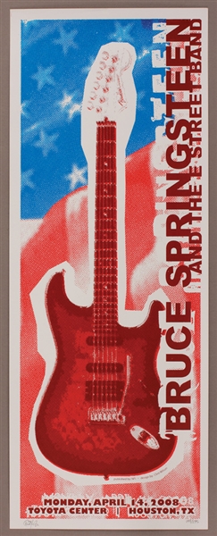 Bruce Springsteen & The E Street Band Original Limited Edition Concert Poster Lithograph Signed and Numbered by the Artist