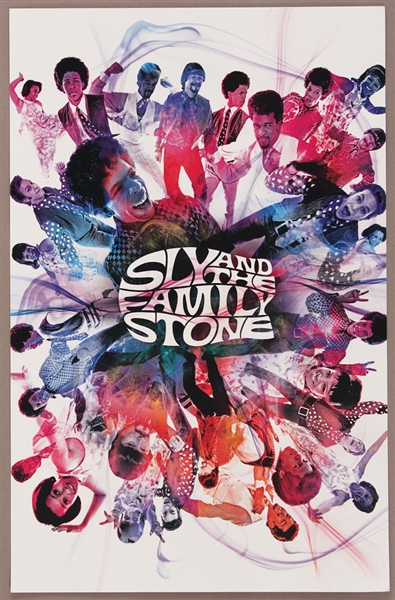 Sly & The Family Stone Original "Stand" Two-Sided Promotional Poster From Sly Stones Personal Collection