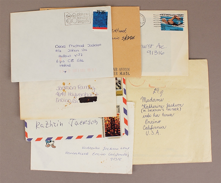 Jackson Family and Michael Jackson Personal Fan Letters