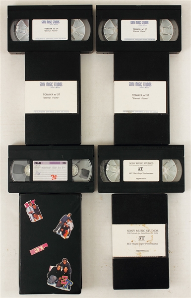 Jacksons 3T Original Video Tape Collection Featuring Live Performances, Promotions and Concerts