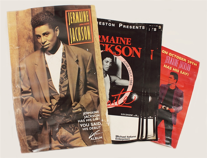 Jackson Family Owned Collection of Jermaine Jackson Posters