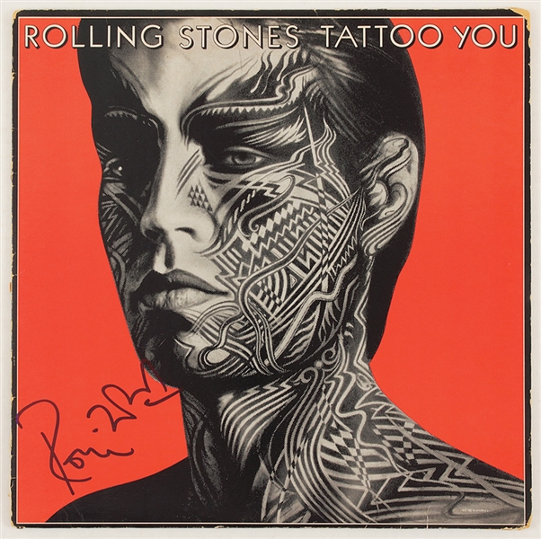 Ron Wood Signed Rolling Stones "Tattoo You" Album