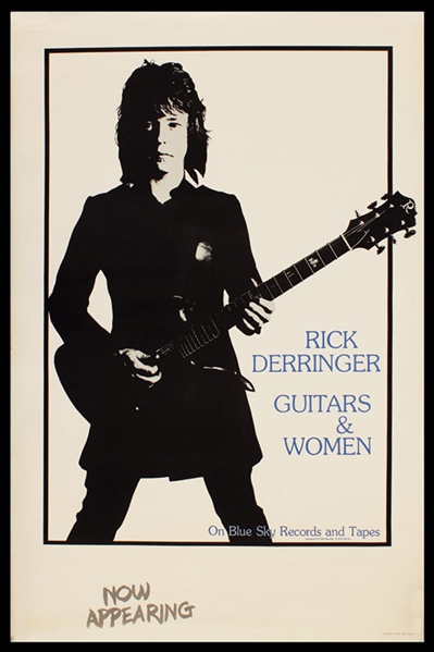 Rick Derringer "Guitars and Women" Original Promotional Posters