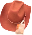 Madonna 2011 Roseland Ballroom Stage Worn Stetson Cowboy Hat and Personal Drowned World Tour Laminate