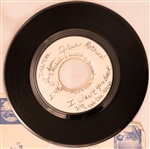 Jackson 5 "I Want You Back" Original 1969 45 RPM Record Test Pressing