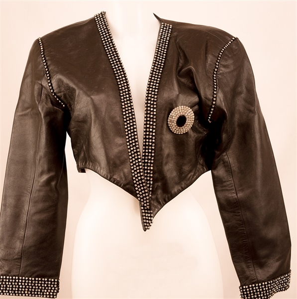 La Toya Jackson Stage Worn Custom Made Rhinestone Jacket