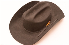 La Toya Owned & Worn Black Cowboy Hat