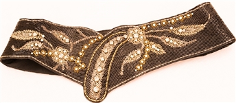 La Toya Jackson 1980s Owned & Worn Floral Leather Belt