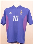 Zinedine Zidane Signed Replica No. 10 Football (Soccer) Jersey