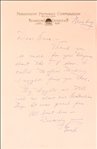 Fred Astaire Handwritten & Signed Letter on Paramount Pictures Letterhead