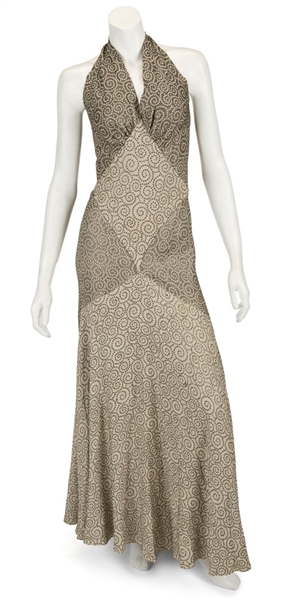Madonna "Evita" Film Worn Long Halter Neck Gown From Musical Number “Goodnight and Thank You”