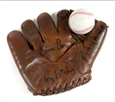 Madonna & Tom Hanks "A League of Their Own" Signed Baseball and Glove