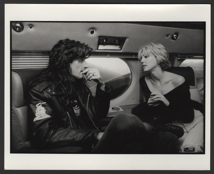 Motley Crue Tommy Lee and Heather Locklear Original Neal Preston Stamped Photograph