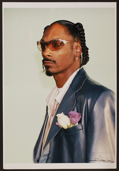 Snoop Dogg Original Roberto Rabanne Signed and Numbered 13 x 19 Photograph