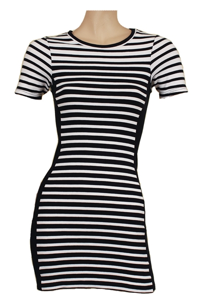 Taylor Swift Owned & Worn New York Studio Session Worn Striped Dress
