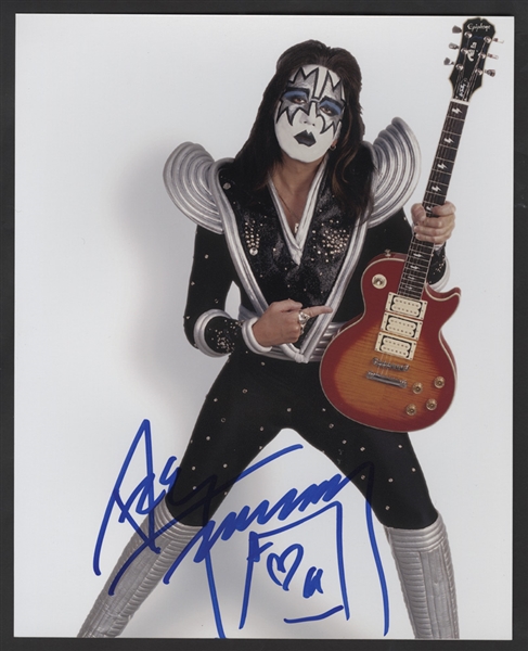 KISS Ace Frehley Signed Photograph