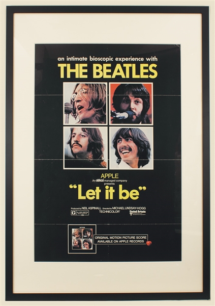 Beatles Original "Let It Be" Movie Poster