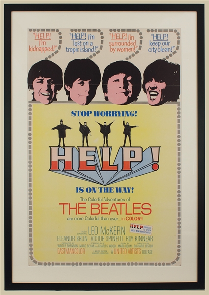 Beatles Original "HELP!" Movie Poster