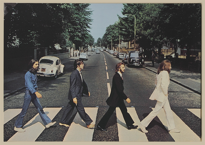 The Beatles  "Abbey Road" Album Cover Canvas Picture