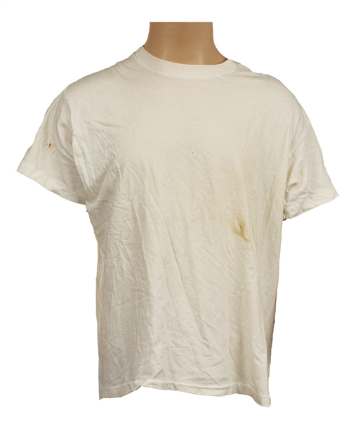 Michael Jackson Stage Worn White T-Shirt