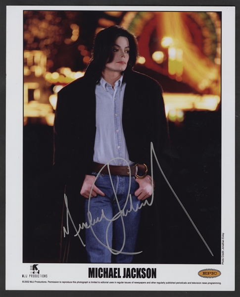 Michael Jackson Signed Original Publicity Photograph