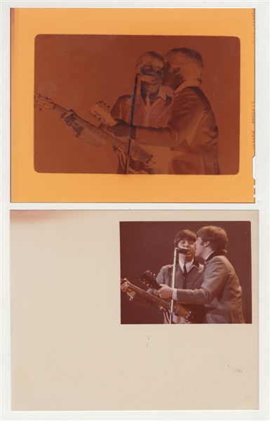 John Lennon & Paul McCartney Original Photograph and Negative