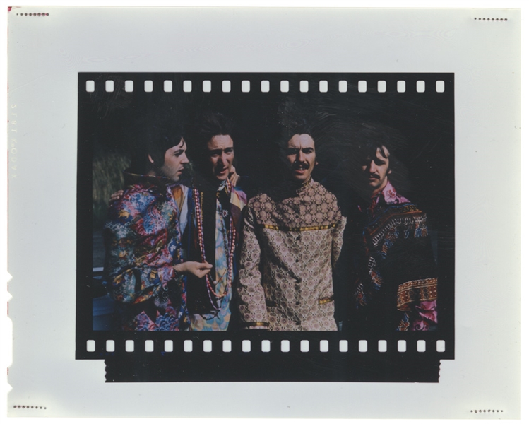 Beatles Original Sgt. Pepper Photo Shoot Negative