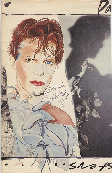 David Bowie Signed Album Cover