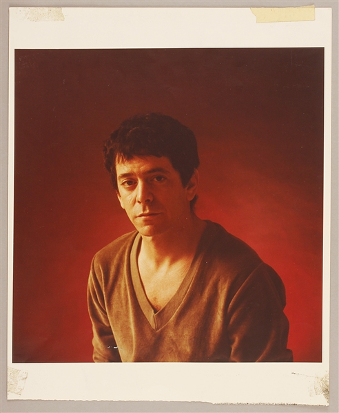 Lou Reed Original 14 x 17 Album Cover Outtake Photograph