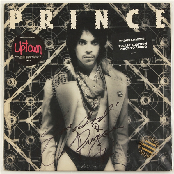 Prince Signed "Dirty Mind" Album