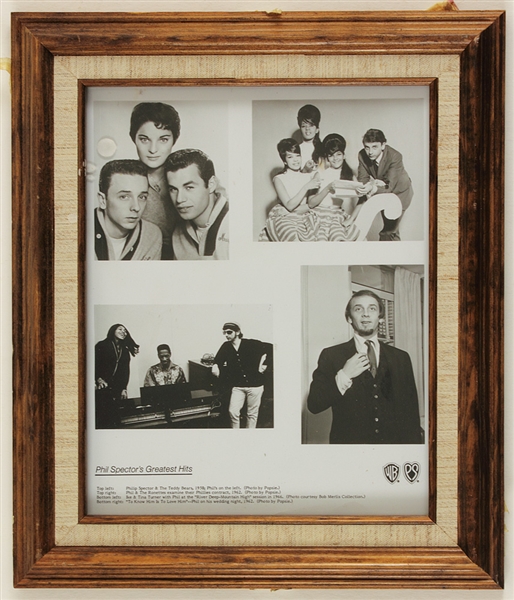 Phil Spector Personally Owned Original Photograph Montage of His Recording Artists
