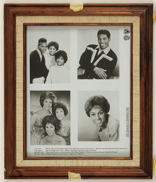 Phil Spector Personally Owned Original Photograph Montage of His Recording Artists