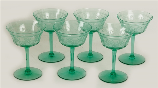 Lana Turner Owned & Used Drinking Glasses