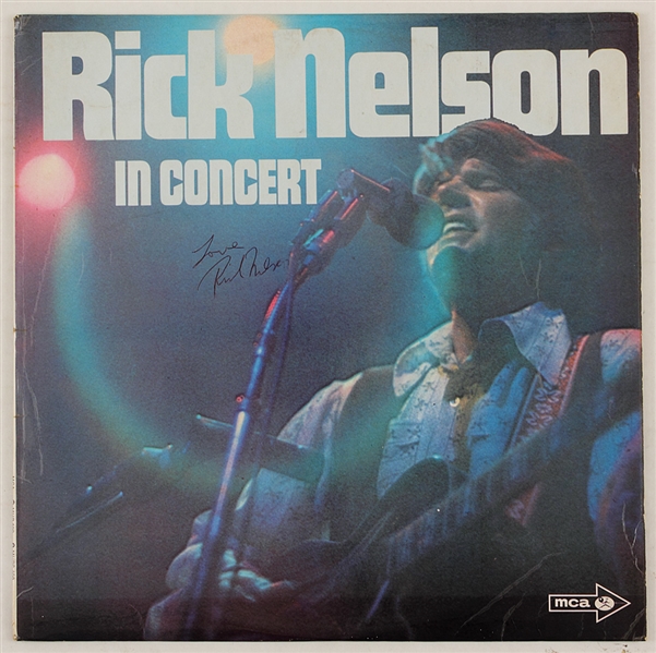 Rick Nelson Signed "In Concert" Album