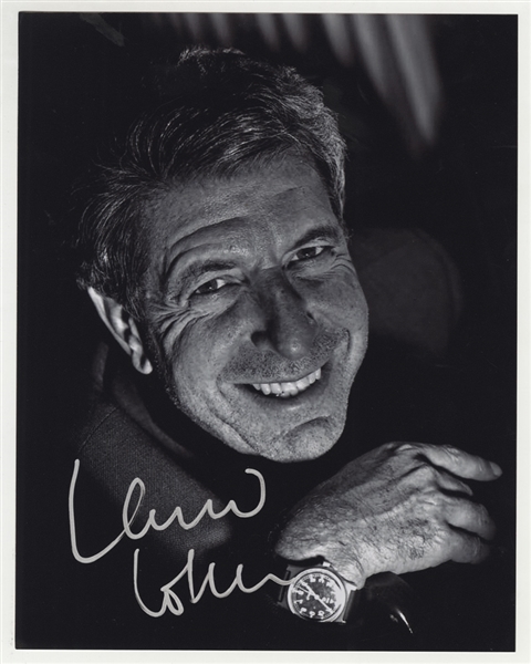 Leonard Cohen Signed Photograph