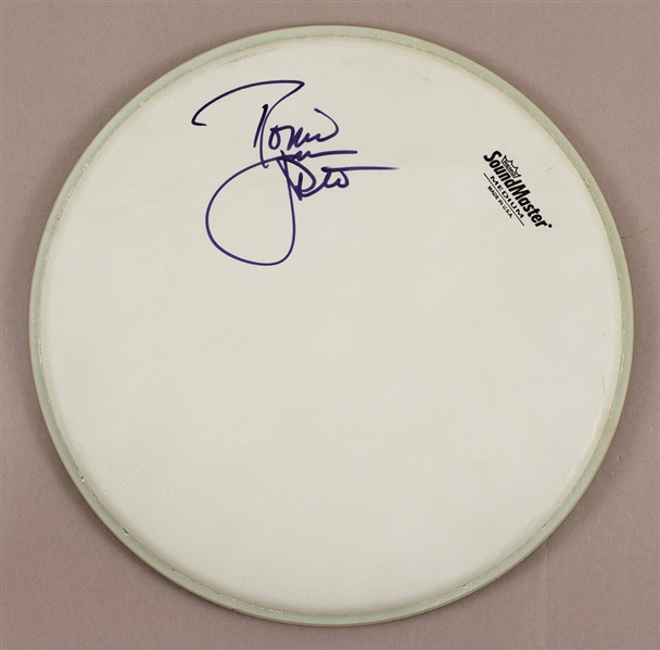 Ronnie James Dio Signed Drumhead