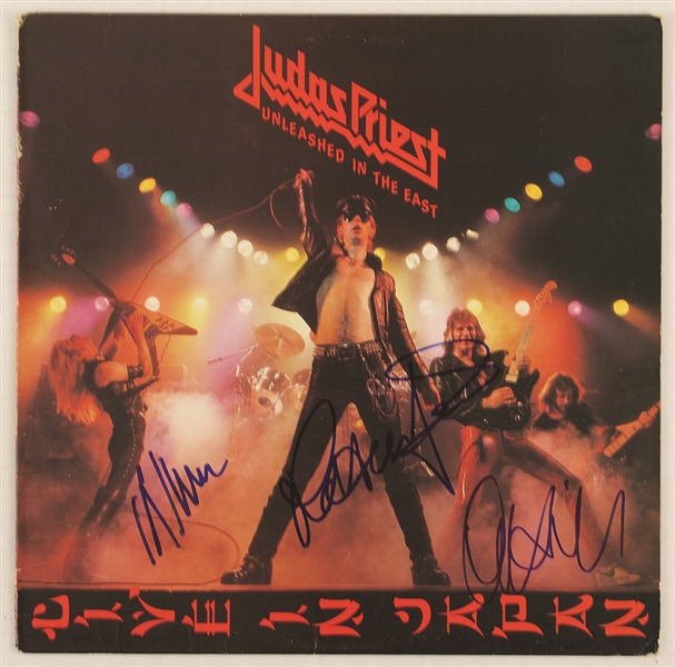 Judas Priest Signed "Unleashed In the East" Album