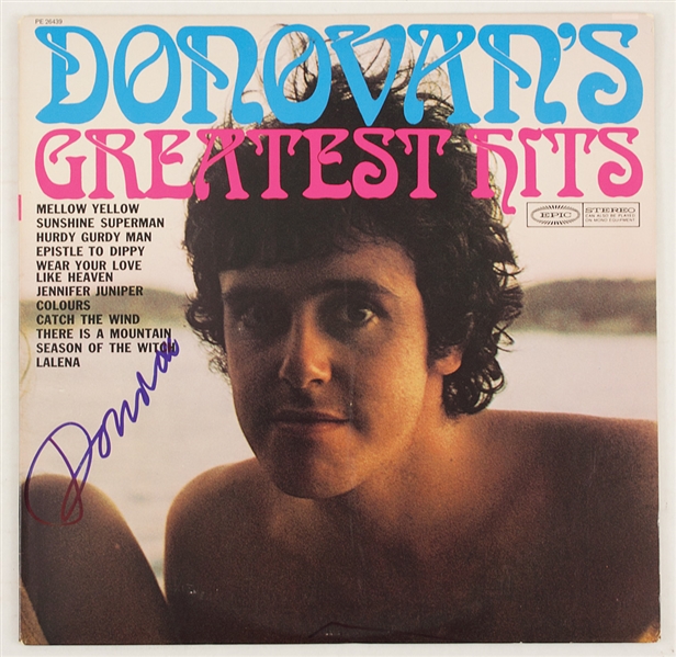 Donovan Signed "Greatest Hits" Album