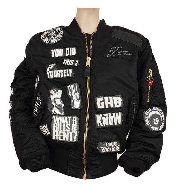 Lady Gaga Worn Custom Made Bomber Jacket Featured In Punk Fashion Film “F**K YOU, F**K ME”