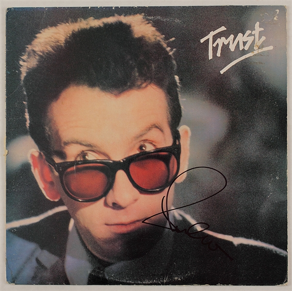 Elvis Costello Signed "Trust"  Album