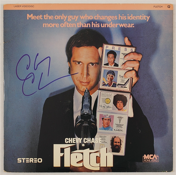 Chevy Chase Signed "Fletch" Soundtrack Album