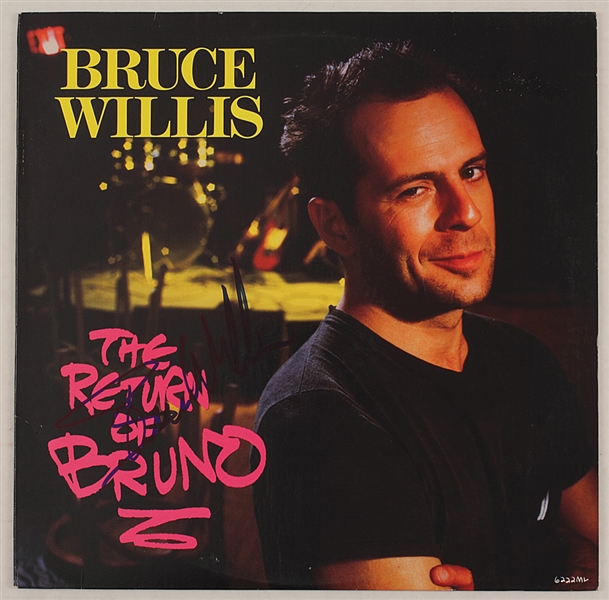 Bruce Willis "The Return of Bruno" Signed Album
