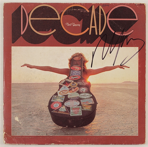 Neil Young Signed "Decade" Album