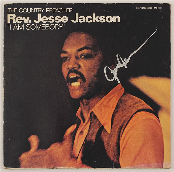 Rev. Jesse Jackson Signed "I Am Somebody" Album