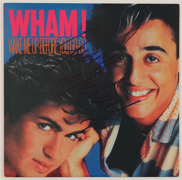 George Michael Signed Wham! "Wake Me Up Before You Go-Go" Album