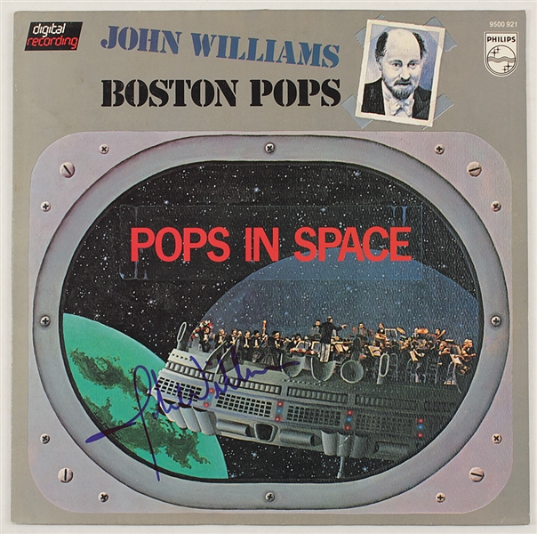 John Williams Signed Boston Pops "Pops In Space" Album