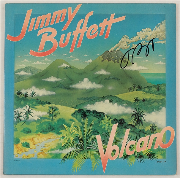 Jimmy Buffett Signed "Volcano" Album