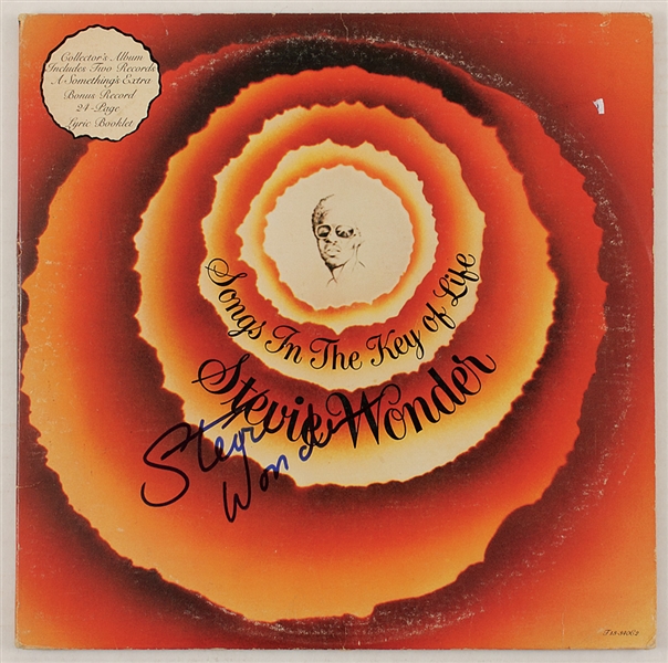 Stevie Wonder Signed "Songs in the Key of Life" Album